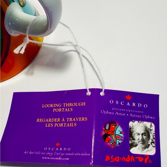 Norval Morrisseau ‘Looking through Portal’ Porcelain Mug - Picture 8 of 15